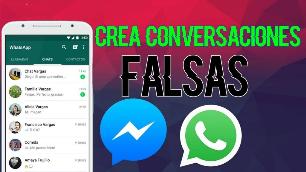 conversaciones falsas whatsapp